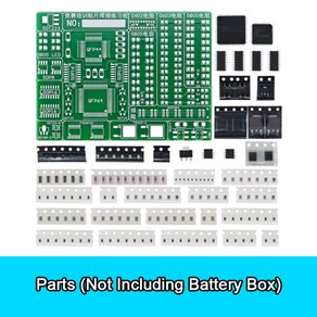 PCB 보드 기술 전자 납땜 연습 기판 회로 키트 프로젝트 도구 SMT LED SMD 부품 DIY, 1개