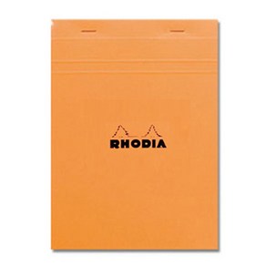 [RHODIA] 로디아 오렌지 메모패드 격자 NO18 노트