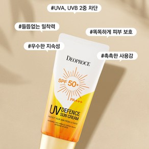 UV 디펜스 선크림 70g SPH50+ PA+++ 피부톤업