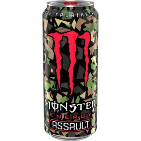 Monster Energy 몬스터 에너지 어썰트 에너지 드링크 473ml 4개