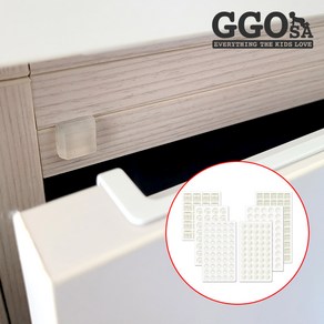 GGOSA 문콕방지 충격흡수 실리콘패드, 04) 반원형 12.7 x 3mm (32p), 1개