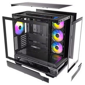 안텍 Antec C7 MESH ARGB BTF 컴퓨터 PC 케이스 (블랙), 1