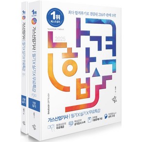 2025 나합격 가스산업기사 필기+실기+무료특강 세트(전2권):핵심요약 공식정리 수록｜과목별 기출문제 구성｜작업형 실사 문제 구성, 삼원북스, 2025 나합격 가스산업기사 필기+실기+무료특강 세.., 이윤기(저)