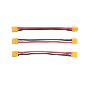 XT60 암수 변환 연장 커넥터 14AWG, XT60 수-수 실리콘 케이블, 1개