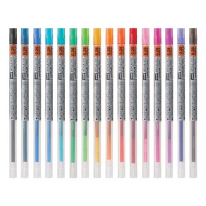 유니볼 스타일핏트 중성펜리필 0.28 0.38mm UMR-109/볼펜심, 0.38mm/라이트블루