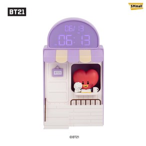 로이체 BT21 마이리틀버디 LED 무드등 탁상용 카페 시계