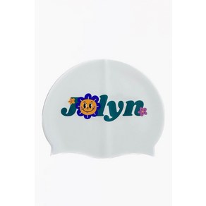 졸린 실리콘 수모 수영모자 스마이즈 Jolyn Silicone Swim Cap - Smizes, 1SZ, 1개