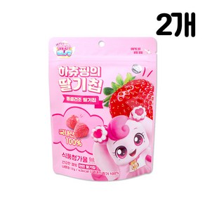 캐치티니핑 동결건조 하츄핑의 딸기칩 2개, 12g, 1세트