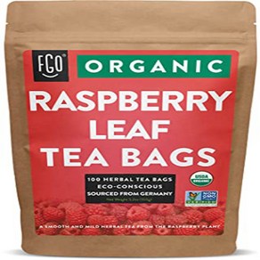 Oganic Red Raspbey Leaf Tea Bags  100 Tea Bags 유기농 레드 라즈베리 잎 티백  100 티백  Kaft Bag의 친환경 티백  독, 1개