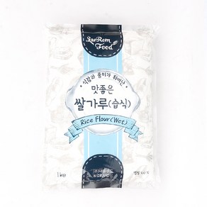 새롬 습식쌀가루 1kg/가루멥쌀