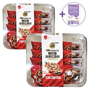 삼립 메이플 아몬드파이 400G(40GX10) X 2BOX (총 20개입) + 더메이런알콜티슈, 400g, 2개