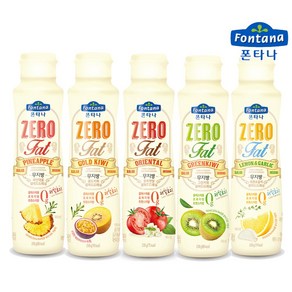 폰타나 무지방 드레싱 5종 2+2 골라담기 /샐러드/소스, 230g, 4개