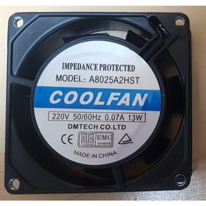 AC FAN 쿨링팬 HB8025 80*80*25mm 팬모터 냉각팬 슬리브베어링 볼베어링 악세사리, HB8025HA2ST, 1개