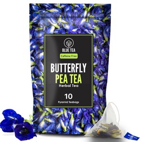 인도정품 블루티BLUE TEA-나비완두콩꽃 천연 블루 퍼플 핑크 아이스티 20g, 나비 완두콩, 18TB(1팩), 1개, 10개입