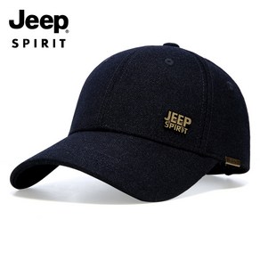 JEEP SPIRIT 캐주얼 야구 모자 CA0602 + 모던프로 정품 인증 스티커, 1개, 네이비