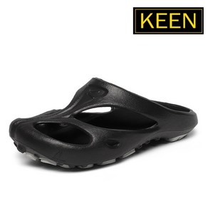 KEEN 킨 샨티 슬라이드 슬리퍼 여름샌들 커플슬리퍼 Black