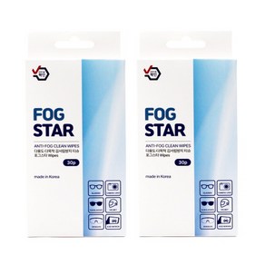 김서림방지 FOG STAR wipes 30p, 화이트, 1개