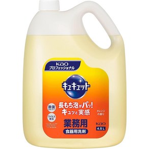 카오 큐큣토 주방세제 오렌지 4.5 L 대용량, 상품선택, 1개, 4.5L