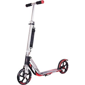 HUDORA BigWheel 205 오리지널 RX Po 기술 접이식 시티 스쿠터, Kick scoote, Red, 1개