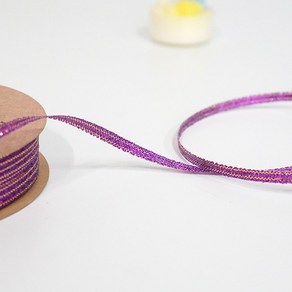 리본벨리 슈퍼금사리본 3mm, 38m, 보라