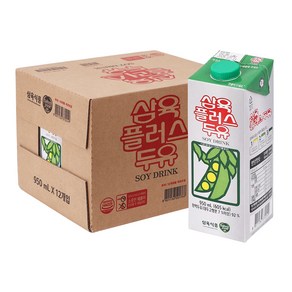 삼육 플러스두유, 12개, 950ml