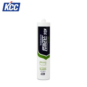 KCC SL825 바이오(욕실용) 실리콘 300ml 카트리지 타입 친환경 방균 곰팡이방지 주방 욕조 화장실 보수용, 1개