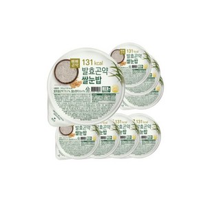 131kcal 발효곤약쌀눈밥 150g 8팩 발효와 쌀눈의 효능이 하나로), 8개