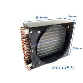 열교환기 수냉식 공냉식 냉장고 농막 응축기 콘덴서 냉동 냉각, D. 3x5 콘덴서