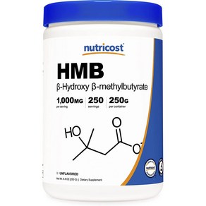 뉴트리코스트 HMB 1000mg 무맛, 1개, 250g