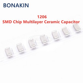 SMD 칩 다층 세라믹 캐패시터 1206 100PF 50V 100V 250V 500V 1000V 2000V 3000V 5 101J C0G NPO 50, 1개