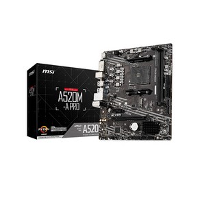 MSI A520M-A PRO AMD 메인보드 마더보드