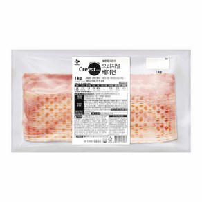 CJ 백설 냉동 베이컨 1kg, 1개