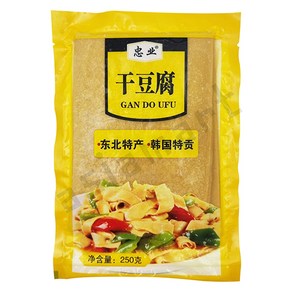 중국 두부피 푸주 훠궈재료 건두부(냉동), 250g, 1개