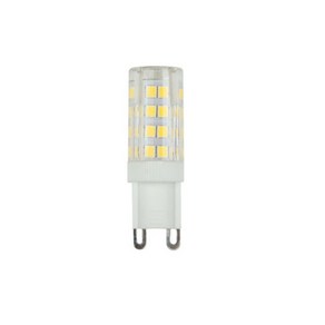 LED G9 2.6W 램프 전구 확산형 집중형 핀램프 스포트형 할로겐전구, 1개, 3500K-부드러운 아이보리 빛