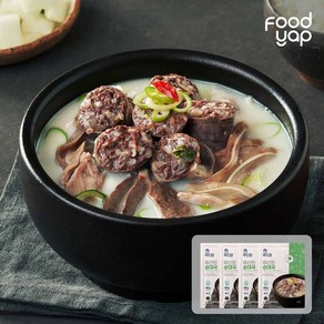 [푸드얍] 엄선된 순대국 600g 4팩, 4개