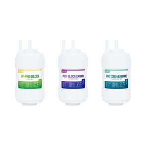 [호환] SK매직 WPU-A100C 교체용 4인치(약14.5cm) 프리미엄 정수기필터 1회관리세트(1+1+1)+7종키트, 1개