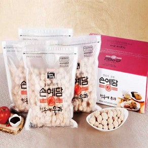 청송애 유과 동글이, 4개, 500g