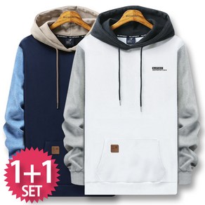 블루포스 라엔티 후드티 1+1세트 [2장 묶음] 긴팔티 [국내생산]