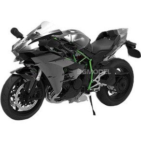 MENG 프라모델 Kawasaki Ninja H2 1/9 도색버전 MT-002S, 1개