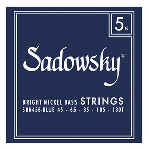 Sadowsky BlueLabel 5현 베이스기타줄 스트링045-130, 1개