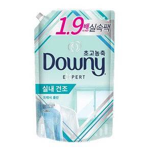 다우니 엑스퍼트 실내건조 섬유유연제, 1.35L, 1개