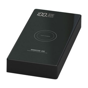 요이치 몬스터 이브 고속무선 보조배터리 20000mAh, YB-K20000, 블랙