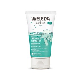 벨레다 키즈 샤워 샴푸 프레쉬 민트 150ml Weleda, 1개