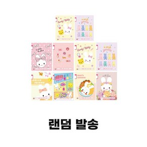 영아트 초등 1-2 무제노트 17줄 여아용, 디자인랜덤, 10개