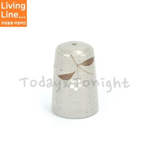 Kitchen 한정식 도자기 후추병 소금병 업소용 조미료통 식당 양념통 소금통, ♡로코 설화 소금기♡, [ 1개 ], 1개