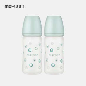 실리콘코팅 노꼭지 유리젖병 240ml 2팩 - 해피모어 에디션, 없음, 150ml, 2개