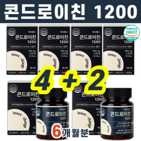 이너띵스 콘드로이친 콘도로이친 콘드레이친 콘드라이친 콘도로친 1200, 60정, 6개