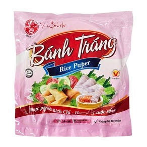 베트남 비치치 반짱 라이스 페이퍼 월남쌈 원형 16cm / Bich Chi Banh Tang Rice Pape, 200g, 1개