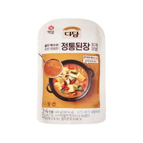 CJ 다담 정통된장찌개 양념 140g*8개