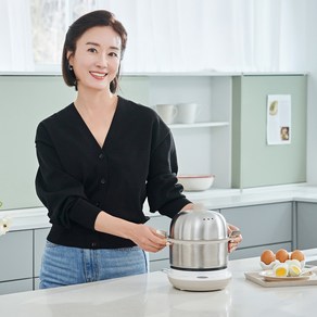 에버홈 오연수 디지털 2단찜기 매일찜 올스텐 계란찜기 스팀 전기찜기 EV-EC6000